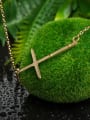 thumb Delicate Gold Plated Cross Shaped Necklace 2