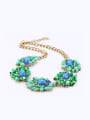 thumb Alloy Artificial Gemstons Necklace 1