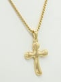 thumb Stainless Steel Cross Pendant Necklace 0