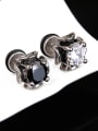 thumb Stainless Steel With Fashion Flower Stud Earrings 0