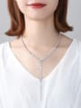 thumb Copper With Platinum Plated Luxury Chain Necklaces 1