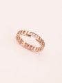 thumb Zircons Rose Gold Plated Ring 0