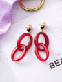 thumb Alloy With 18k Gold Plated Fashion Stud Earrings 1