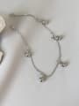 thumb 925 Sterling Silver With Platinum Plated Cute bell Bracelets 0