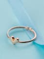thumb Fresh Adjustable Rose Gold Plated S925 Silver Ring 1