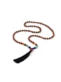 thumb Retro National Style Seven Color Tassel Necklace 0