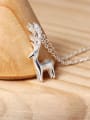 thumb Lovely Deer Pendant Clavicle Necklace 0