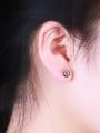 thumb Gold Plated Sunflower Shaped stud Earring 1