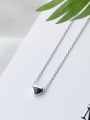 thumb Temperament Heart Shaped S925 Silver Necklace 0