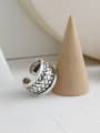 thumb 925 Sterling Silver With Vintage Weave Lines Free Size Rings 1