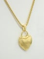 thumb Gold Plated Heart Pendant Necklace 0