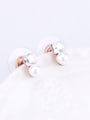 thumb Temperament Personality Simple Style Women Pearl stud Earring 2