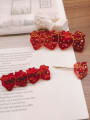 thumb Alloy With Rose Gold Plated Cute Strawberry Barrettes & Clips 1