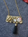 thumb All-match Cat Shaped Tassels Necklace 1