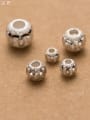thumb 925 Sterling Silver With Silver Plated Fashion Round Charms 0