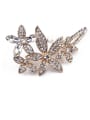 thumb Flower-shaped Crystals Pearl Brooch 2