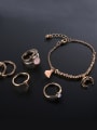 thumb 2018 2018 Alloy Imitation-gold Plated Simple style Jewelry Set 1