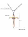 thumb Stainless Steel With Multilayer color matching Hip Hop Cross Pendants 2