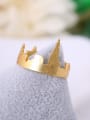thumb Exquisite 16K Gold Plated Castle Shaped Ring 0
