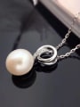 thumb 2018 Fashion Freshwater Pearl Zircon Necklace 2