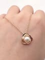 thumb 2018 Freshwater Pearl Flower Necklace 1