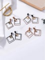 thumb Alloy With Smooth  Simplistic Geometric Stud Earrings 1