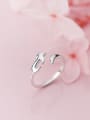 thumb 925 Sterling Silver With Silver Plated Cute Fox Free Size Rings 0
