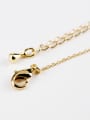 thumb Fashion 18K Gold Plated Triangle Shaped Necklace 2
