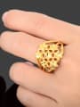 thumb High Quality Hollow Star Shaped 24K Gold Plated Ring 2