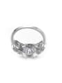 thumb Party Accessories Women Ring with Shining Zircons 2