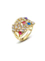 thumb Delicate 18K Gold Plated Austria Crystal Ring 0