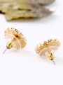 thumb Alloy Gold Plated Fashion Sun Flower stud Earring 2