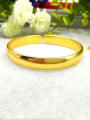 thumb Gold Plated Geometric Open Design Bangle 0