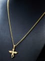 thumb Personalized Angel Gold Plated Necklace 1