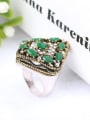 thumb Bohemia Retro style Resin stones Crystals Alloy Ring 2