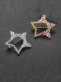 thumb Copper With Cubic Zirconia  Delicate Star Lapel Pins & Brooches 2
