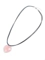 thumb Pink Heart-shape Pendant New Design Necklace 2