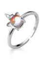 thumb 925 Sterling Silver With Resin Cute Garden elf Free Size  Rings 0