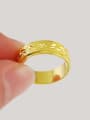 thumb Men Delicate Wave Design 24K Gold Plated Copper Ring 2