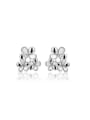 thumb Exquisite Flower Shaped Clip On Earrings 0