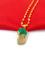 thumb All-match Cat Shaped Carnelian Stone Necklace 2