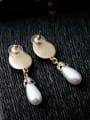thumb Exquisite and Lovely Dripping Artificial Pearl Alloy stud Earring 2