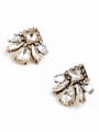 thumb Elegant Rhinestoens Alloy Drop stud Earring 1