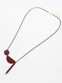 thumb All-match Adjustable Eraser Beads Sweater Necklace 1