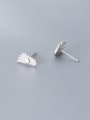 thumb 925 Sterling Silver With Platinum Plated Simplistic   Love  Heart Hands And Feet Stud Earrings 1