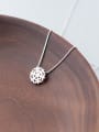 thumb S925 silver small snow necklace 2