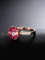 thumb Fashion Gemstone Flowery Engagement Ring 3