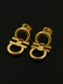 thumb Western Style Personality Geometric Shaped Stud Earrings 0