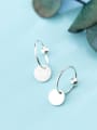thumb Personality disc 925 silver earrings 2
