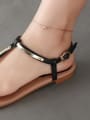 thumb Exquisite Rose Gold Plated High Polished Titanium Foot Jewelry 1